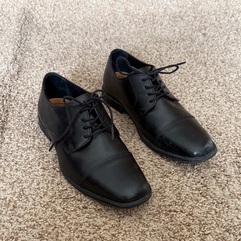 Classic Black Kids' Dress Shoes
